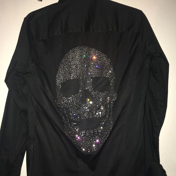 Philipp Plein Other - Black Shirt with Skull on the BACK
